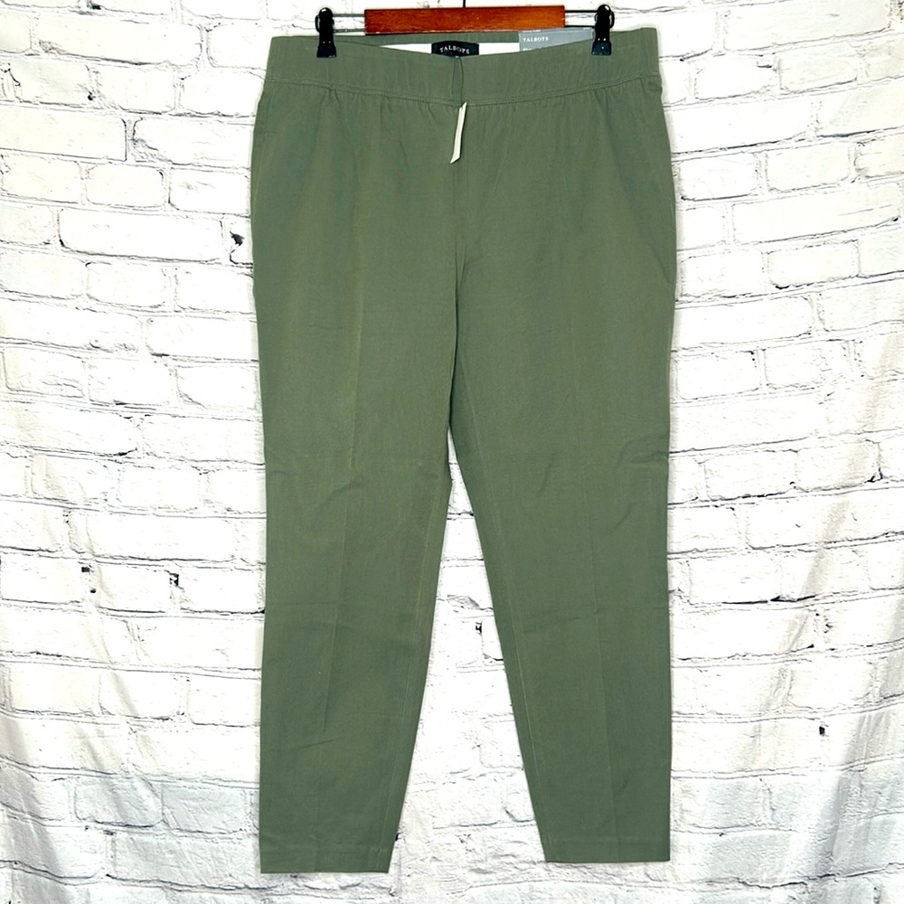 Talbots Green Skinny Ankle Size 14W Brand New W/Tags